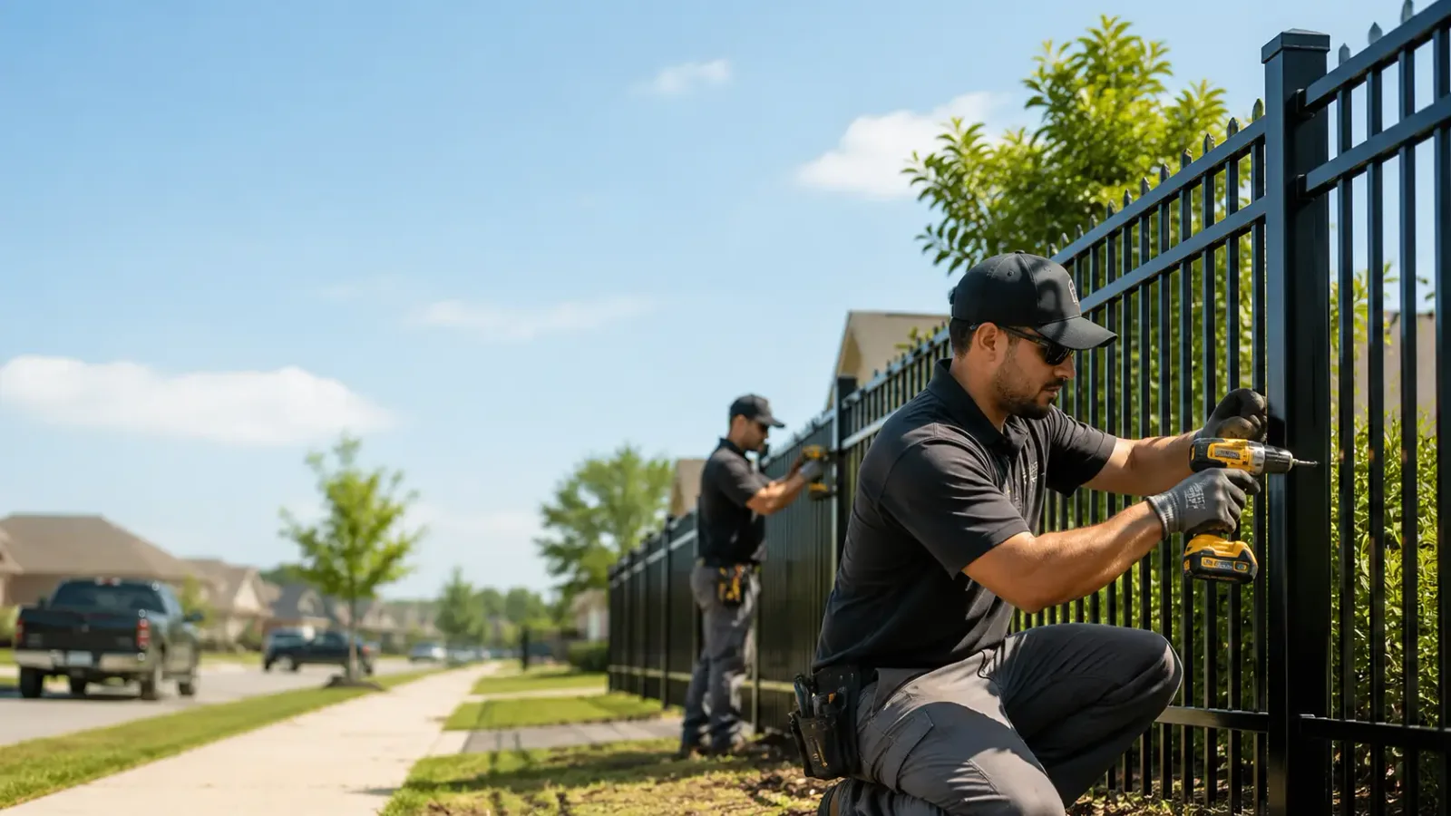 Metal Fence Installation in Roland, AR